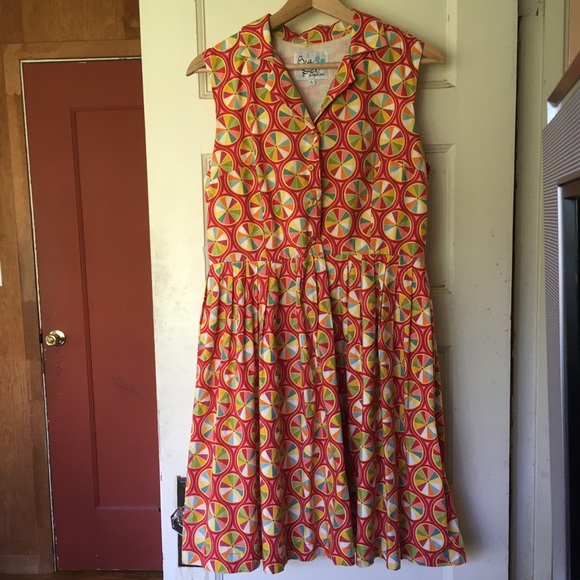 EUC Modcloth Bea & Dot Palette on Parade Dress. - Picture 3 of 5